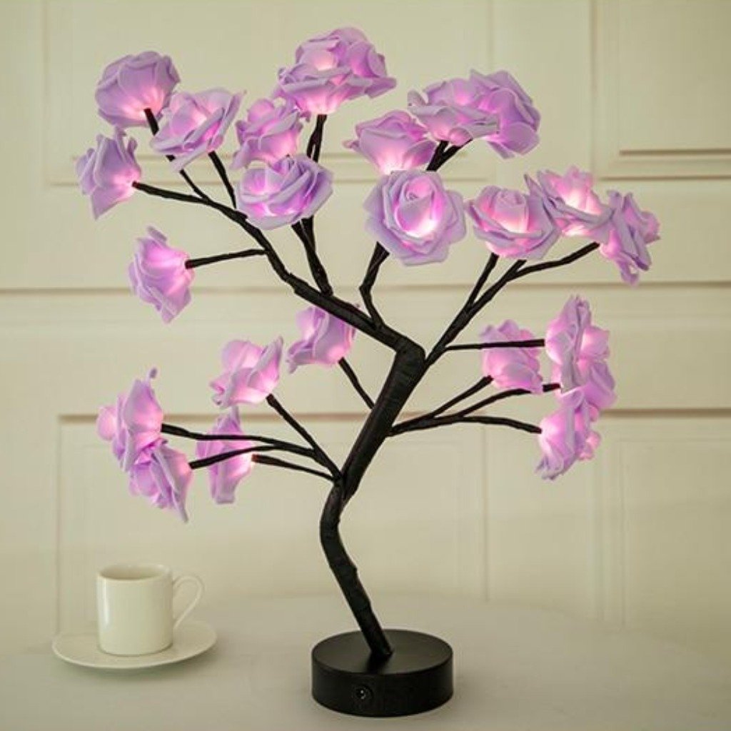 The Rose Tree Lamp | Sparkly Trees™