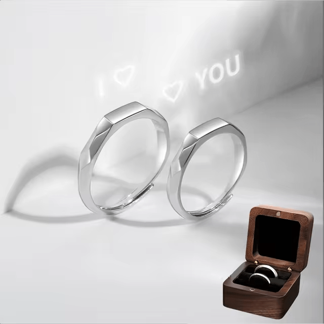 I ❤️ You - Light Reflection Rings - Sparkly Trees
