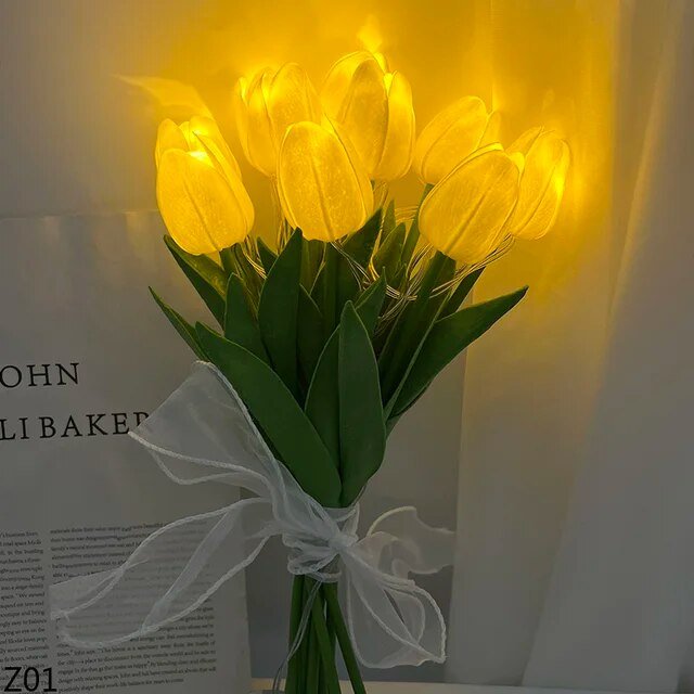 The Eternal Tulip LED Bouquet - Sparkly Trees
