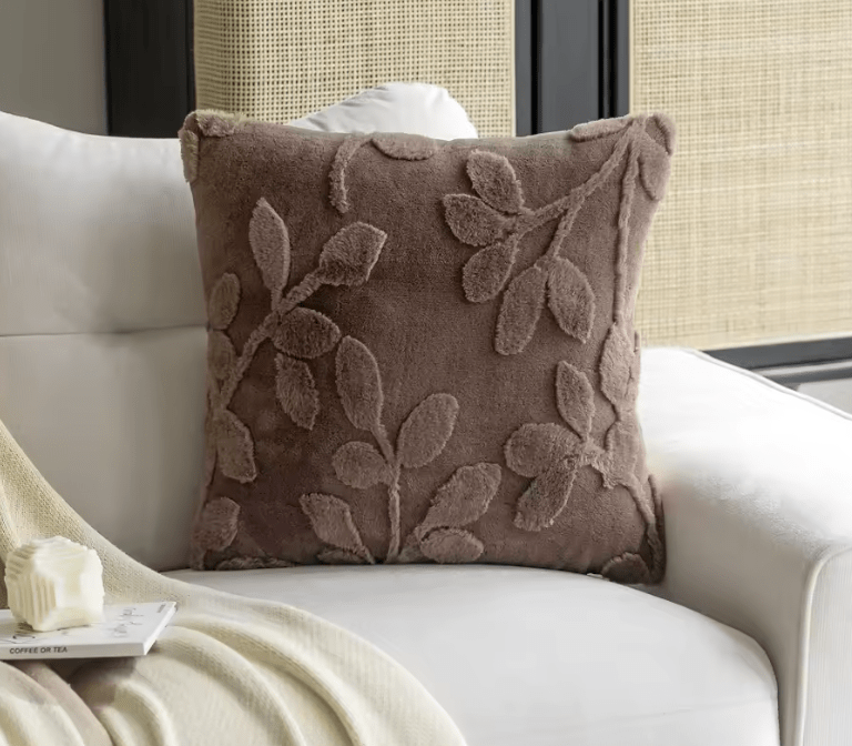 Velvet Ridge Luxe Sofa Cushion - Sparkly Trees