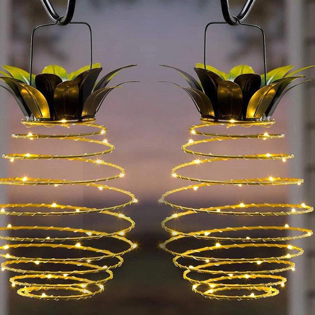 Pineapple Solar Hanging Fairy Lights