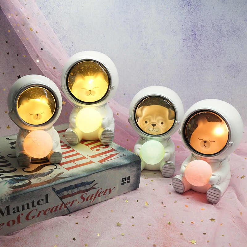 Astronaut Pet Lamp - Sparkly Trees