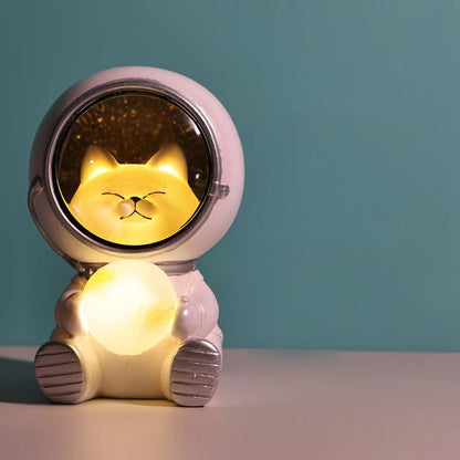 Astronaut Pet Lamp - Sparkly Trees