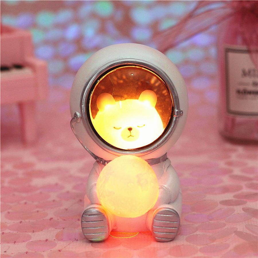 Astronaut Pet Lamp - Sparkly Trees