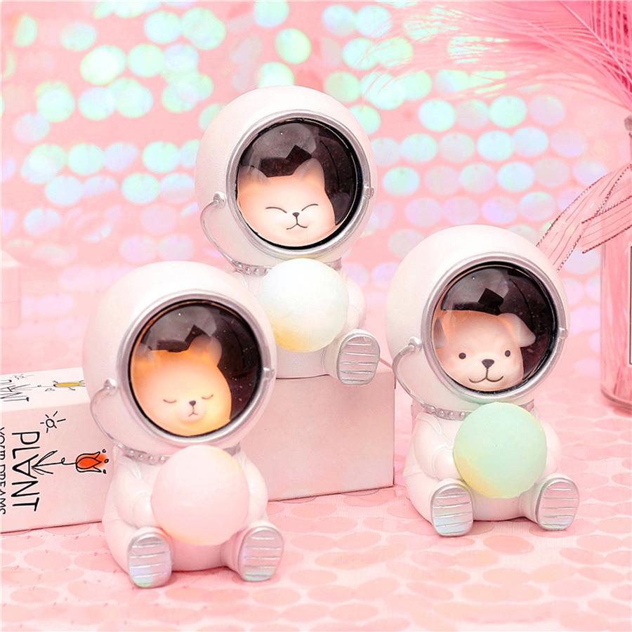 Astronaut Pet Lamp - Sparkly Trees