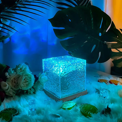 Aurora Lights Crystal LED Lamp - Sparkly Trees