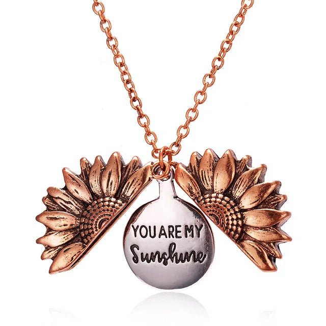 My Sunshine - Sunflower Necklace (50% Off) - Sparkly Trees