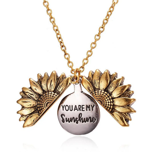 My Sunshine - Sunflower Necklace (50% Off) - Sparkly Trees