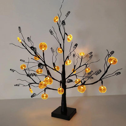 Spooky Pumpkin Tree - Sparkly Trees