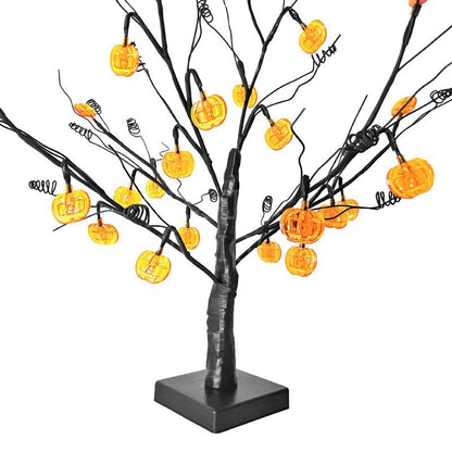 Spooky Pumpkin Tree - Sparkly Trees