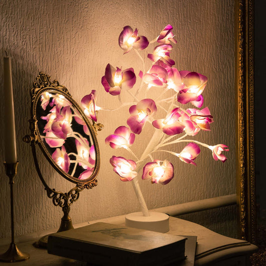 The Everlasting Orchid Lamp - Sparkly Trees