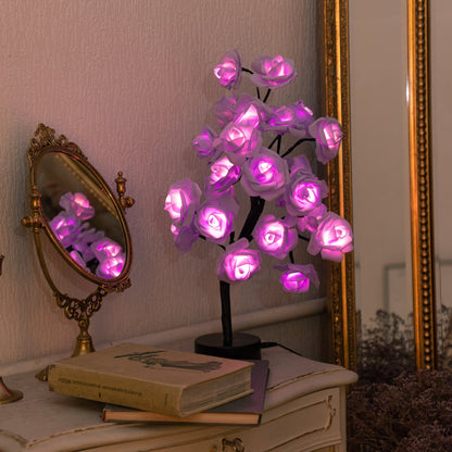 The Rose Tree Lamp | Sparkly Trees™ - Sparkly Trees