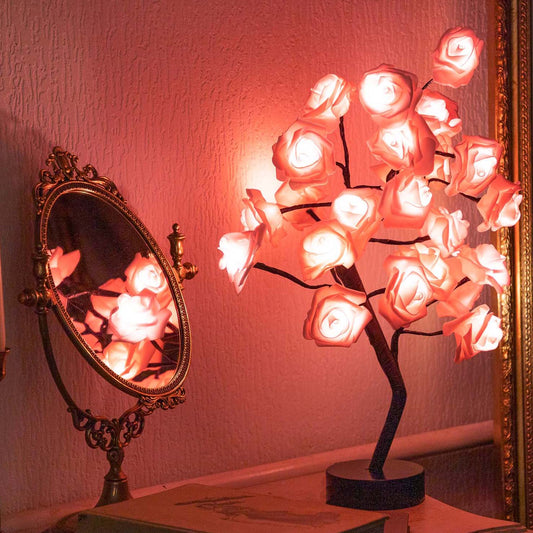 The Rose Tree Lamp | Sparkly Trees™ - Sparkly Trees