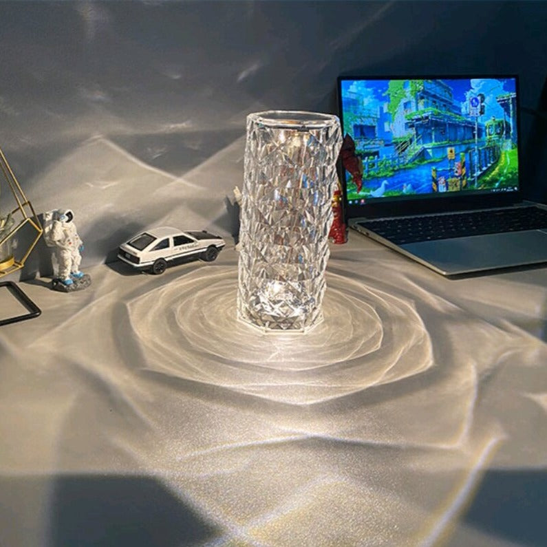 Crystal Vortex Table Lamp