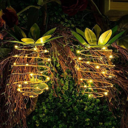 Pineapple Solar Hanging Fairy Lights