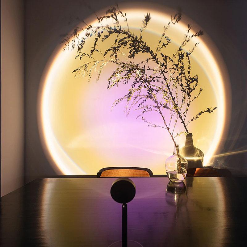 The Mellow Sunset Lamp - Sparkly Trees