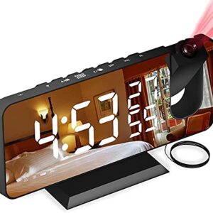 LED BLACK AND BROWN CLOCK
