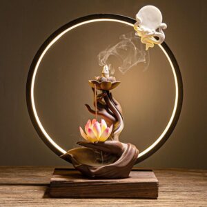 Lotus In Hand – LED Incense Burner
