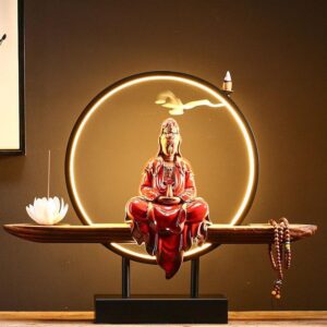 Meditating Buddha – LED Incense Burner