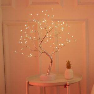 Sparkly Tree Battery operated LED Lamp